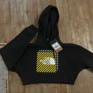 Womens North Face cropped hoodie